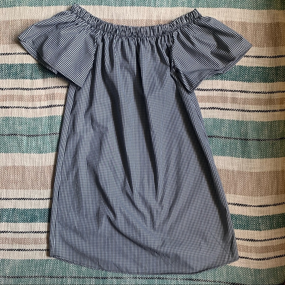 Black & White Gingham Checkered Cottagecore Dress